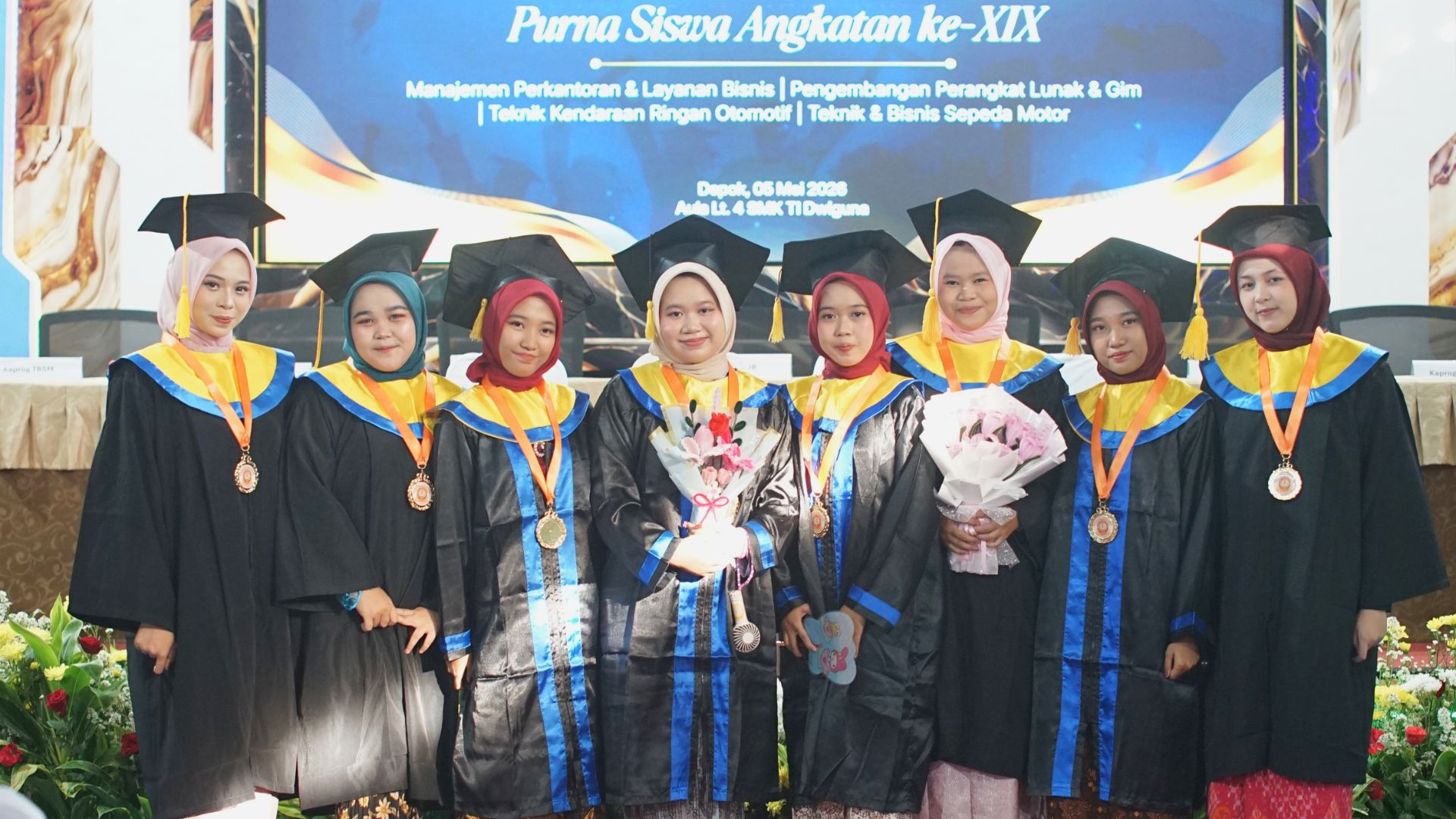 SMK TI Dwiguna Sukses Selenggarakan Pelepasan Purnasiswa Angkatan ke-19