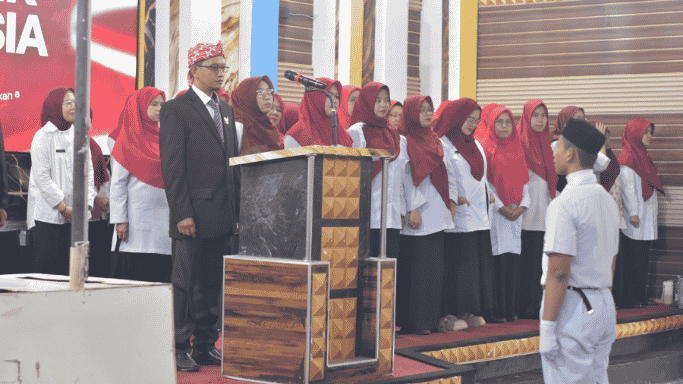Menyambut Hari Kemerdekaan Indonesia di SMK TI Dwiguna